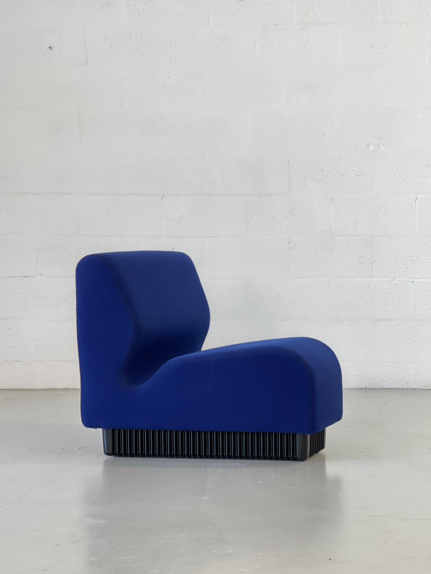 1970s Blue Slipper Chair by Don Chadwick for Herman Miller