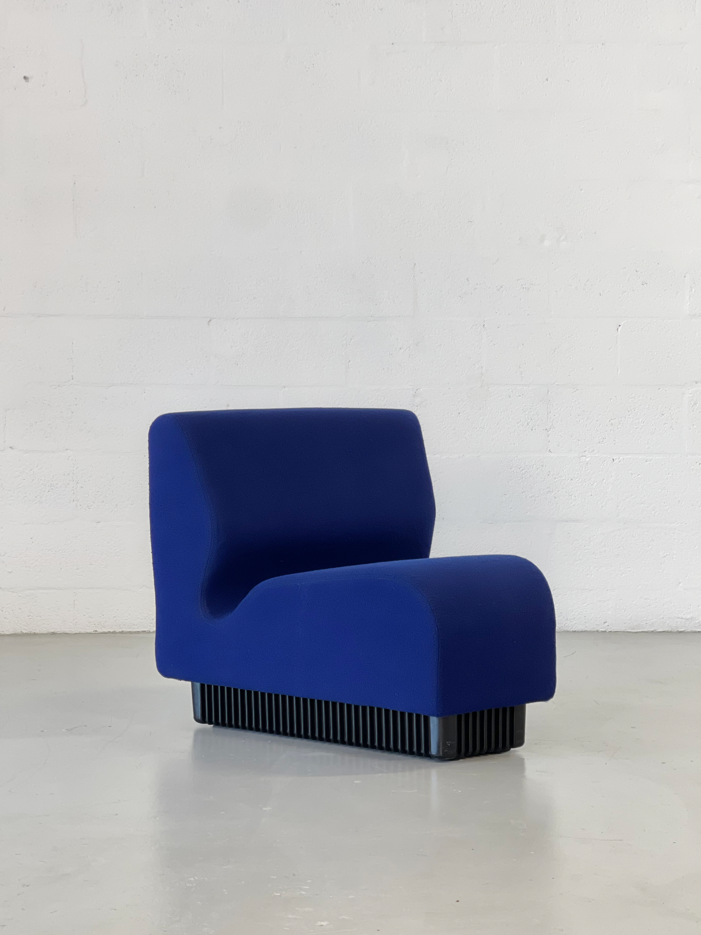 1970s Blue Slipper Chair by Don Chadwick for Herman Miller