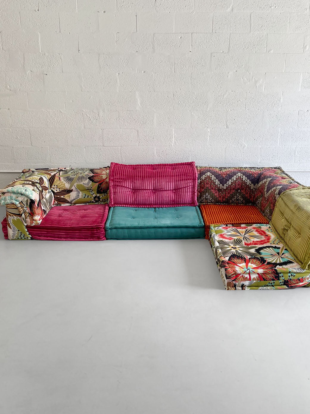 11-Piece Missoni 'Mah Jong' Modular Sofa Set by Hans Hopfer for Roche Bobois