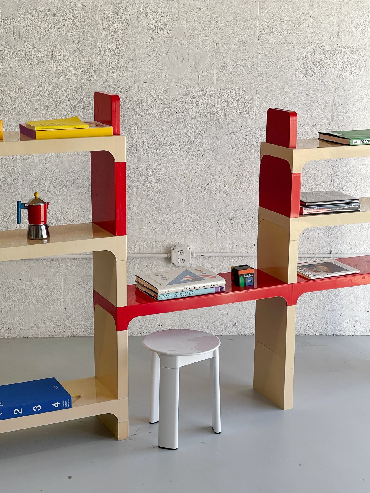 Olaf Von Bohr Modular Bookcase for Kartell, 1970s – Primaried Studio